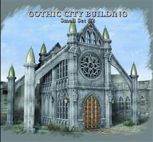 28 MM GOTHIC CITY BUILDING SMALL SET #2