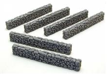 28 MM STONE WALL 6 INCH STRAIGHT 6 PCS.