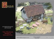 1/72 FARM ANIMALS 64 DIFFERENT PCS.