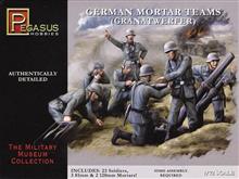 1/72 GERMAN MORTAR TEAMS WW II 23 FIGURES