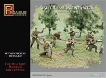 1/72 RUSSIAN INFANTERY SUMMER WW II 40 FIGURES