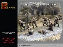 1/72 FRENCH INFANTERY 1940 WW II 40 FIGURES