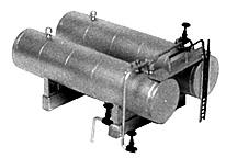 1/100 TWIN HORIZONTAL TANKS KIT-1014 150x140x100MM