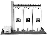 1/100 SILO & GRAIN ELEVATOR KIT-1025 100x100x140MM