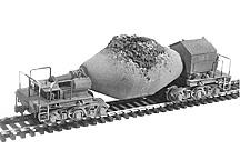 1/100 STEEL MILL BOTTLE CAR KIT-1040 45x160x45MM