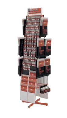 DISPLAY ASSORTI. STYRENE SUPER CENTER FLOOR W/RACK