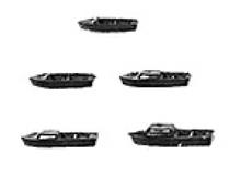 1/500 MOTOR BOATS STY. SET 10X BTE-500