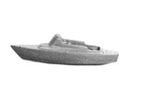 1/100 CRUISER BOAT D URET. BEIGE 14.3x17.5x68.7MM 1X BT-100G