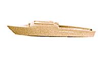 1/200 SAIL BOAT E URET. BEIGE 12.3x16.3x73.4MM 1X BT-200B