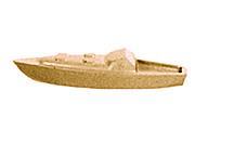 1/200 SAIL BOAT G URET. BEIGE 11.9x21.4x68.7MM 1X BT-200F
