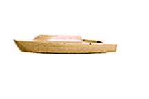 1/250 SAIL BOAT I URET. BEIGE 7.9x15.9x47.6MM 1X BT-250F
