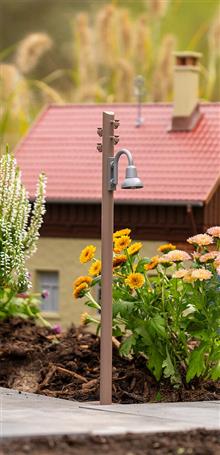 1/22,5 HOLZMAST MIT BOGENLEUCHTE, 2 STÜCK