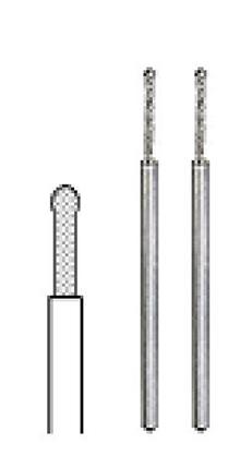 DIAMANT- GECOATE SLIJPSTIFT KOGEL Ø 1,2 MM 2 ST.