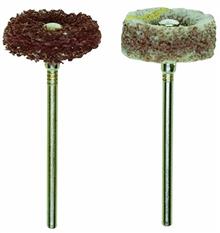 NYLONVLIES SLIJPBORSTELS 2 ST. (ZACHT + HARD)