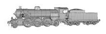 1/87 FS STEAM LOC GR. 685 2ND S.BOILER LAMPS III