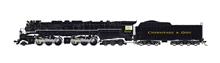 1/87 C&O.A. STEAM LOC 2-6-6-6 ALLEG. #1632 DCC S