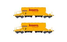 1/87 NACCO 2-P TAOOS HOPPER WAGONS YEL JOSERA VI (2/25) *