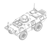 1/72 M706 COMMANDO ARMORED CAR IN VIETNAM