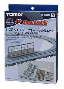 1/160 TOMIX FINE TRACK WIDE TRAM RAIL SET MA-WT 91084