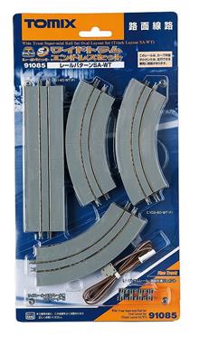 1/160 TOMIX WIDE TRAM SUPER MINI RAIL SET OVAL SA-WT 91085