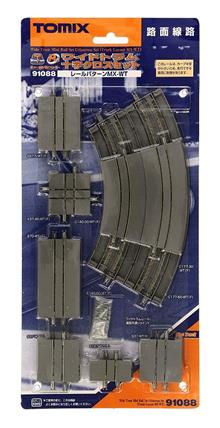 1/160 TOMIX WIDE TRAM RAIL SET CRISSCROSS MX-WT 91088