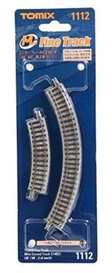 1/160 4 CURVED TRACK 4-1/16 RADIUS 30 & 60° SECTIONS 1112