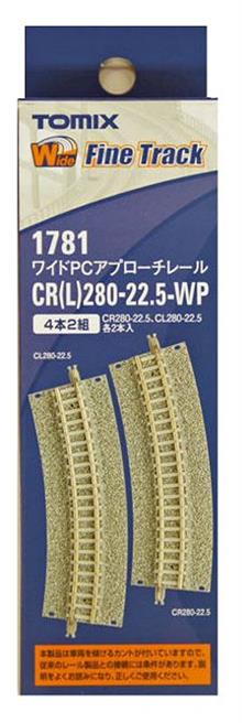 1/160 4 CURVED TRACKS CR(L) 280-22,5-WP 1781