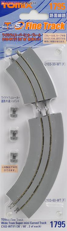 1/160 4 WIDE TRAM CURVED TRACKS C103-WT(F) 1795