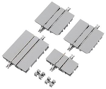 1/150 4 TRAM TRACKS, STRAIGHT, IN CONCRETE BEDDING