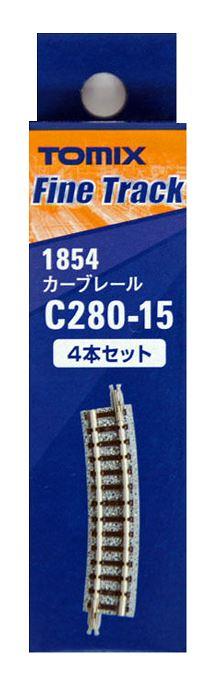 1/160 4 CURVED TRACKS C280-15(F) 1854