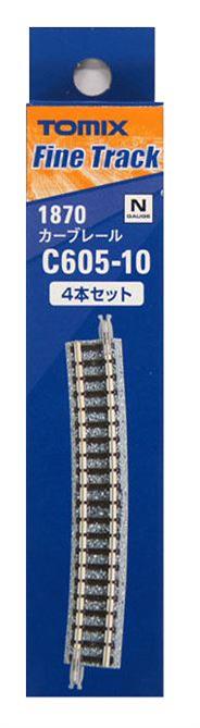 1/160 4 CURVED TRACKS C605-10(F) 1870