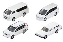 1/150 CAR-COLLECTION 4X NISSAN WHITE