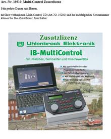 MULTI-CONTROL LICENTIE