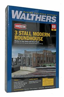 1/87 3-STALL MODERN ROUNDHOUSE 933-2900