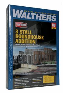 1/87 3-STALL MODERN ROUNDHOUSE ADDITION 933-2901
