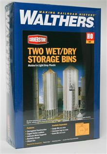 1/87 TWO WET/DRY STORAGE BINS 933-2937