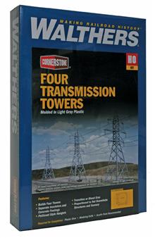 1/87 FOUR TRANSMISSION TOWERS 933-3121