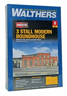 1/160 3 STALL MODERN ROUNDHOUSE 933-3260