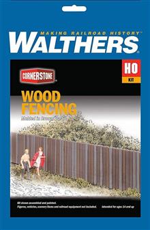 1/87 WOODEN FENCE 3 PCS 933-3521