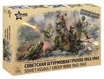 1/35 SOVIET ASSAULT GROUP WWII 1943-1945