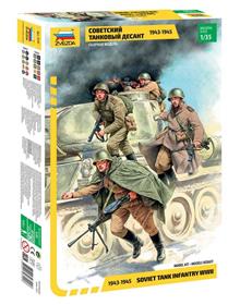 1/35 SOVIET TANK INFANTRY 1943-1945 WWII