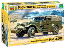 1/35 SCOUT CAR M-3 WWII ARMORES CAR WITH CANVAS