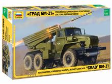 1/35 RUSSIAN TRUCK-MOUNTED ROCKET LAUNCHER GRAD BM-21