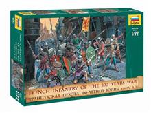 1/72 FRENCH INFANTRYOF THE 100 YEARS WAR XIV-XV A.D.