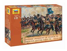 1/72 SWEDISH DRAGOONS OF CHARLES XII 17/18TH. (4/24) *