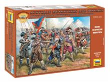 1/72 AUSTRIAN MUSKETEERS AND PIKEMEN XVII BEK